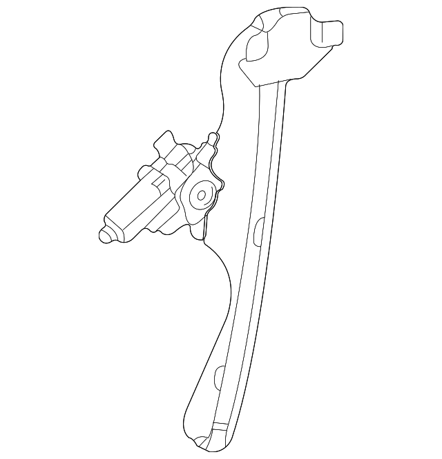 15142956 Деталь POWER REGULATOR, RIGHT