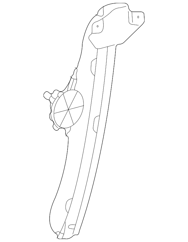 22623012 Деталь MANUAL REGULATOR, LEFT