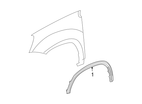 Acadia EXTERIOR TRIM - FENDER