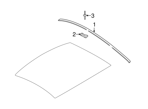 Body/Exterior Trim - Roof for 2010 Ford Mustang #1
