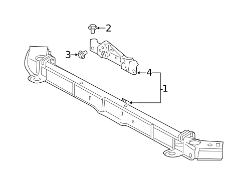 Radiator Support for 2020 Infiniti QX50 #0