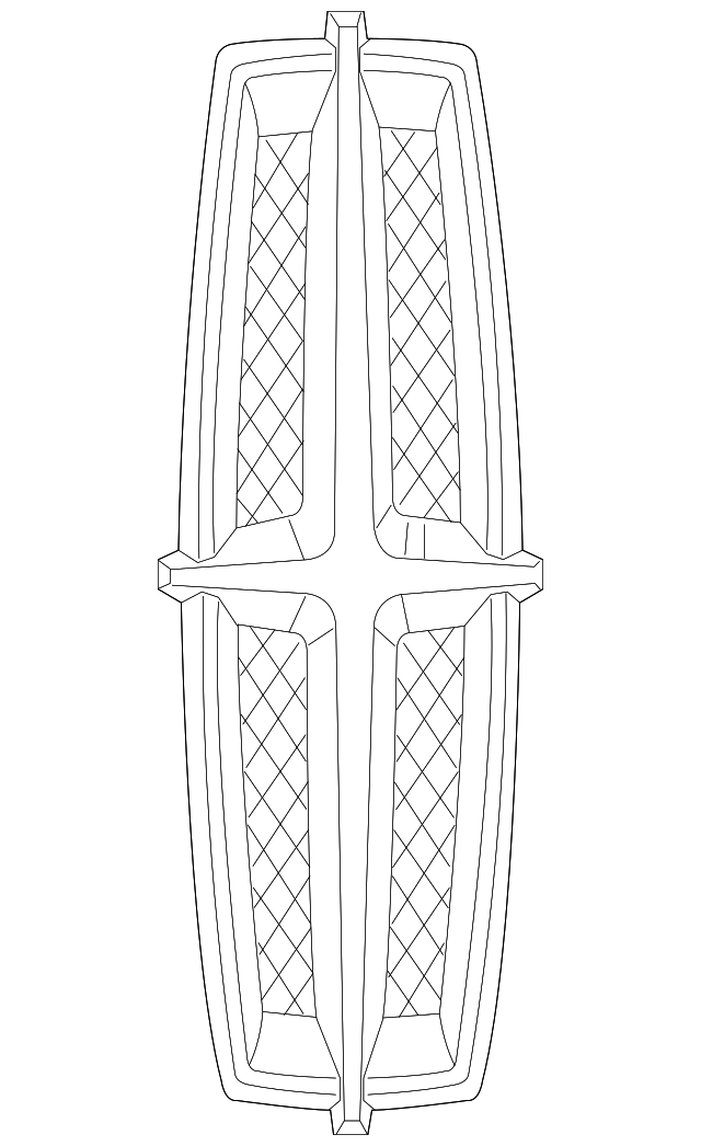 AE9Z-16178-A Деталь EMBLEM, RIGHT