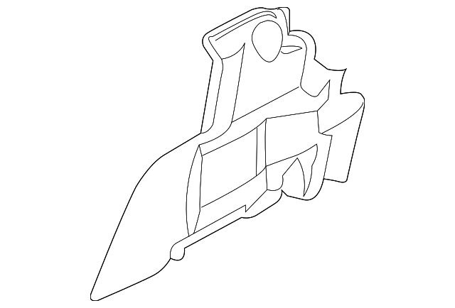 LR011683 FRONT SHIELD, RIGHT