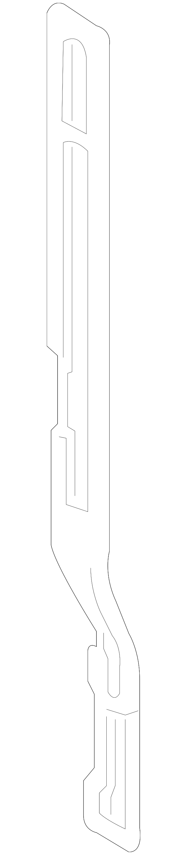 ASG760100 REAR INSULATOR, RIGHT