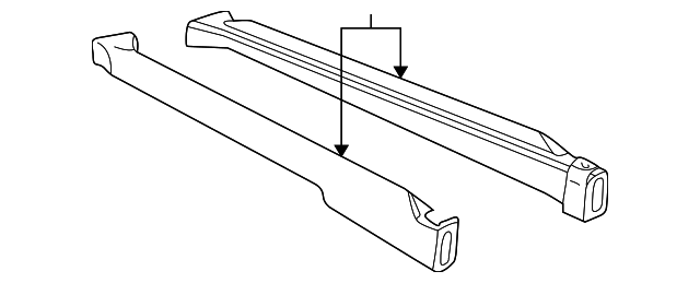 JKB000110 Деталь FLOOR DUCT, LEFT