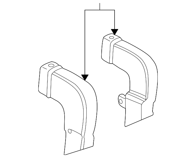 BTR4494 Деталь OUTLET DUCT, RIGHT