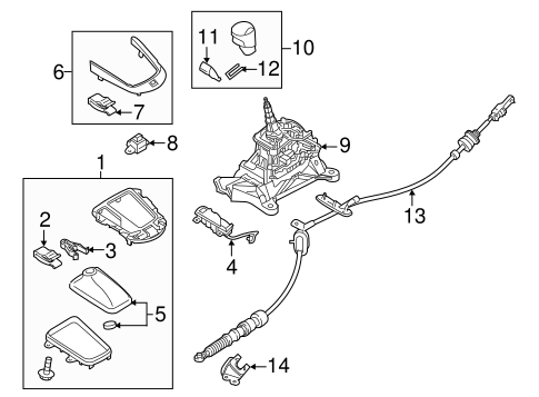 AUTOMATIC TRANSMISSION/GEAR SHIFT CONTROL for 2016 Scion iA #1