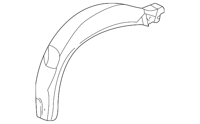 996-502-515-00-GRV Деталь WHEELHOUSE PANEL, LEFT
