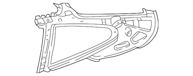 99650215300GRV Деталь UPPER PANEL, LEFT