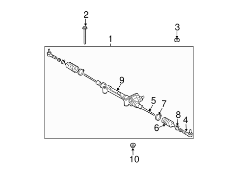 STEERING/STEERING GEAR & LINKAGE for 2005 Toyota 4Runner #2