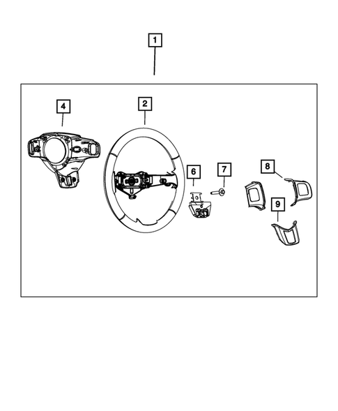 Steering Wheel for 2016 Dodge Journey #0