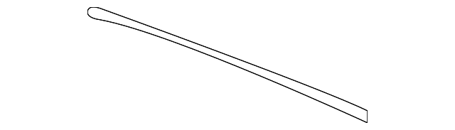 2F2Z-1651223-AA Деталь WEATHERSTRIP, LEFT