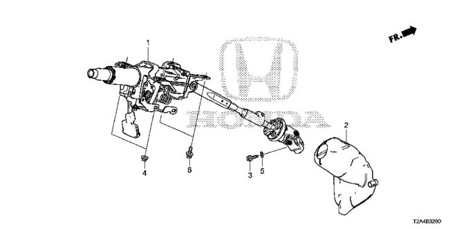 CHASSIS/STEERING COLUMN for 2013 Honda ACCORD SEDAN #1