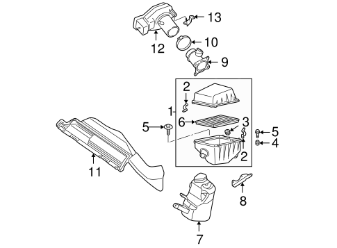 MAINTENANCE & LUBRICATION/FILTERS for 2003 Nissan Altima #1