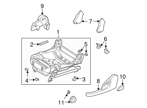 BODY/TRACKS & COMPONENTS for 2003 Toyota Corolla #2