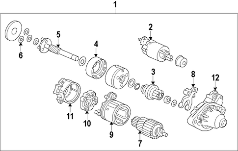 Reduction Gear - Honda (31215-RYE-A01) Reduction Gear - Honda (31215-RYE-A01)