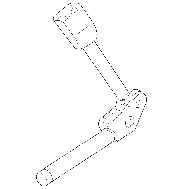 6S4Z-5460044-A Деталь BUCKLE END, RIGHT