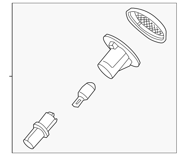 XGB000012 Деталь REPEATER LAMP, LEFT