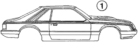 Mustang STRIPE TAPE