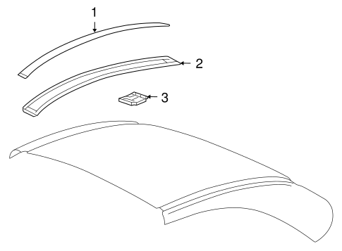 911 EXTERIOR TRIM - TOP