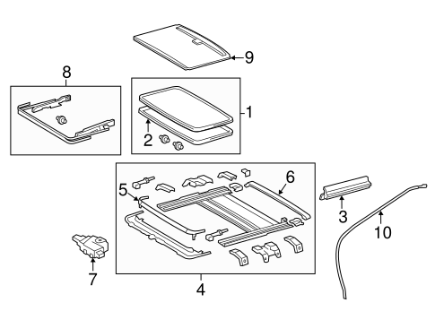 ELECTRICAL/SUNROOF for 2015 Toyota Camry #1