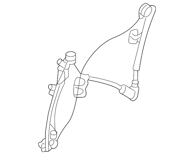 8E5Z-5423201-A Деталь WINDOW REGULATOR, LEFT