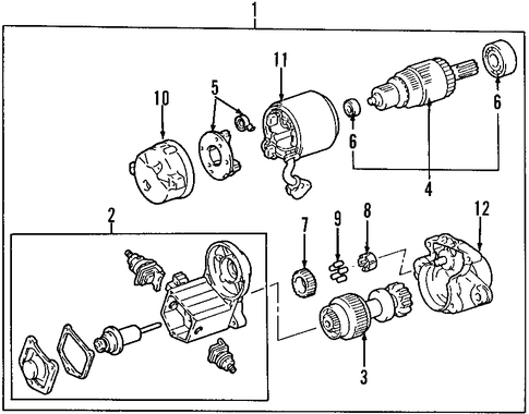ELECTRICAL/STARTER for 1999 Toyota RAV4 #1