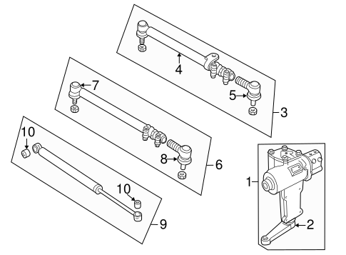 Range Rover STEERING GEAR & LINKAGE 2