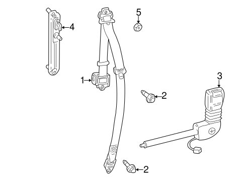 Freelander FRONT SEAT BELTS