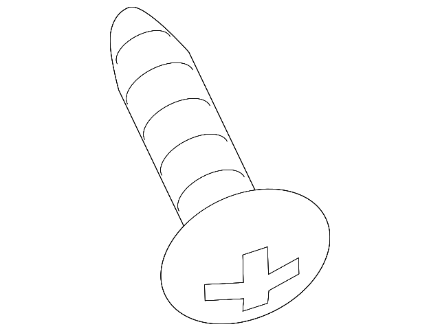 11589077 Деталь SIDE MARKER LAMP SCREW, LEFT