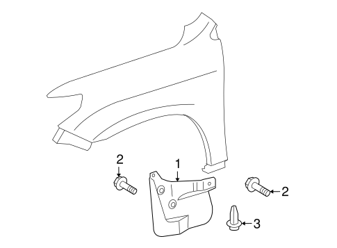BODY/EXTERIOR TRIM - FENDER for 2008 Toyota Land Cruiser #1