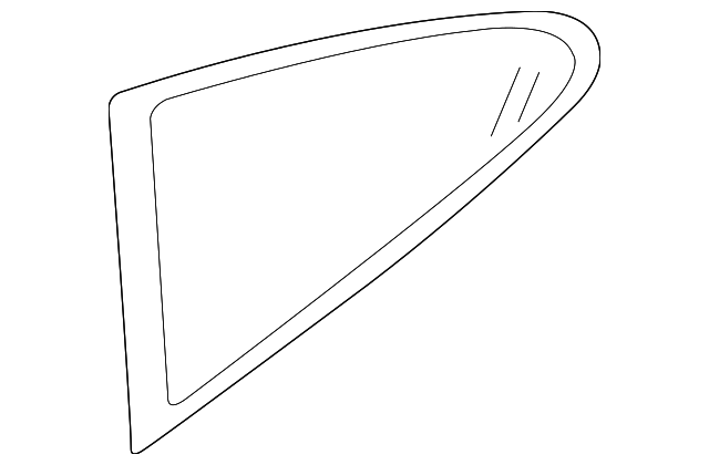 997-543-112-02 Деталь QTR GLASS, RIGHT