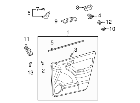 ELECTRICAL/SWITCHES for 2008 Toyota Matrix #1