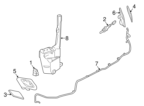 MKX HEADLAMP WASHERS / WIPERS