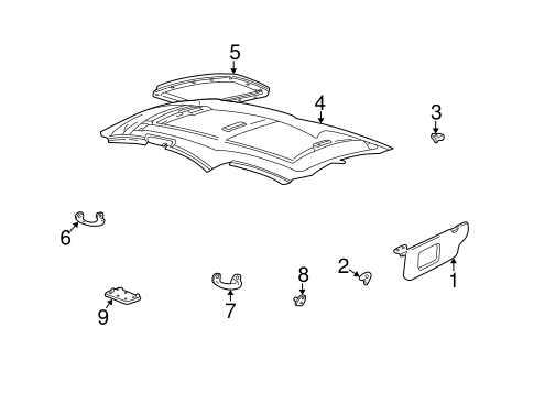 Taurus INTERIOR TRIM - ROOF 2