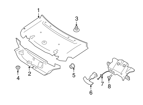 Interior Trim - Trunk for 2011 Volvo C70 #0