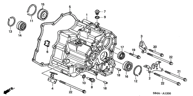 TRANSMISSION - AUTOMATIC/AT TRANSMISSION HOUSING (V6) for 2002 Honda ACCORD SEDAN #1