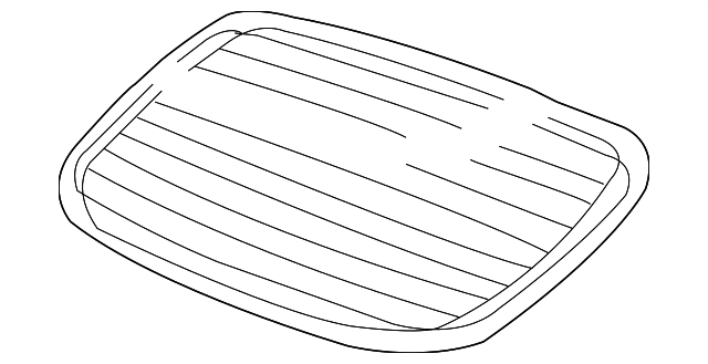 GJA9021FE Деталь BACK GLASS