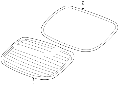 XKR GLASS & HARDWARE - BACK