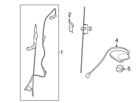 ELECTRICAL/ANTENNA & RADIO for 2014 Toyota Tundra #1