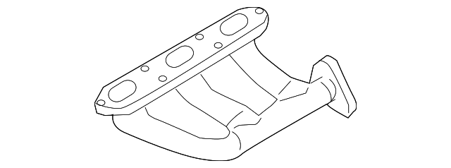 996-113-103-07 Деталь EXHAUST MANIFOLD, LEFT