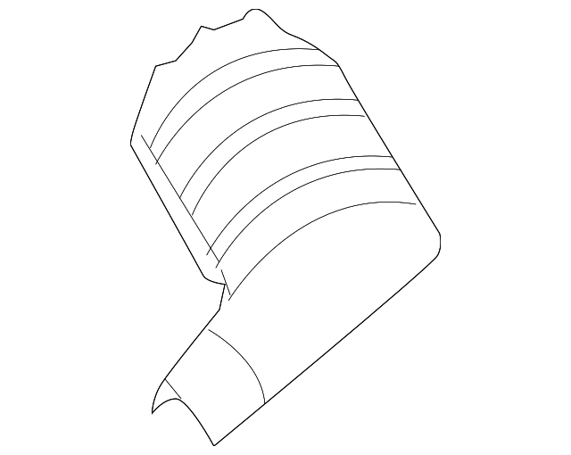 996-113-422-00 Деталь CATALYTIC CNVRTR HEAT SHIELD, RIGHT