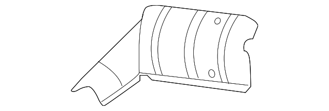 996-113-421-00 Деталь CATALYTIC CNVRTR HEAT SHIELD, LEFT