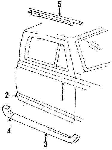 Ranger EXTERIOR TRIM - CAB