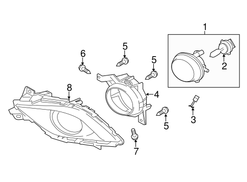Fog Lamps for 2014 Mazda 6 #0