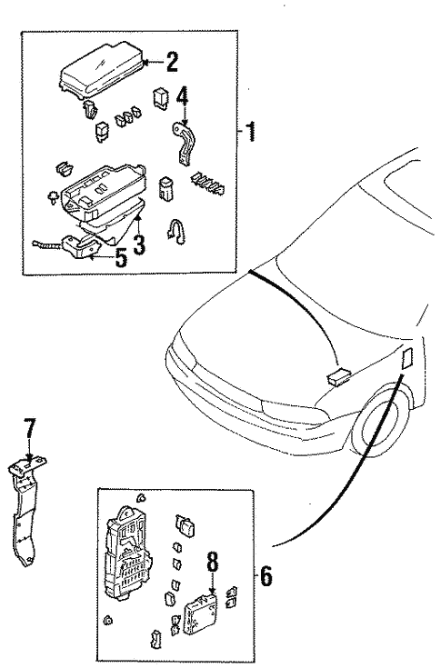 Electrical Components for 1997 Subaru Legacy #0