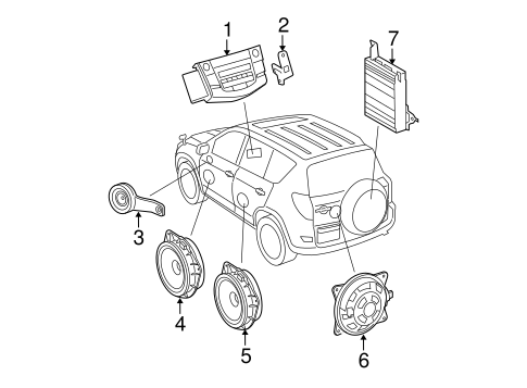 BODY/SOUND SYSTEM for 2011 Toyota RAV4 #1