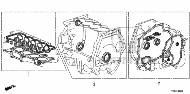 Gasket Kit (1.8L) for 2012 Honda Civic #1