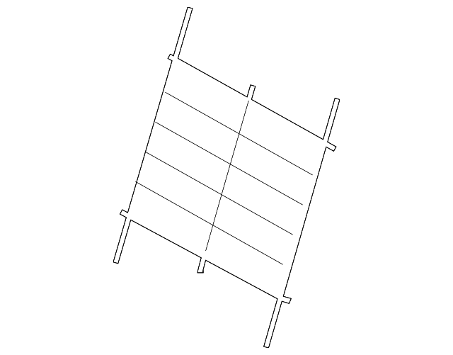 997-521-855-00 BACK FRAME, LEFT
