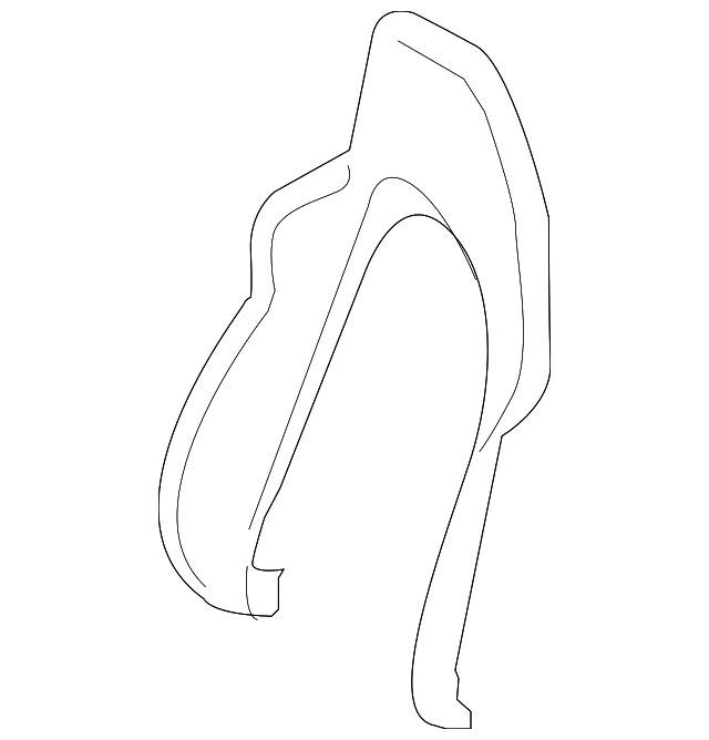 997-521-535-02 SEAT BACK PAD, RIGHT